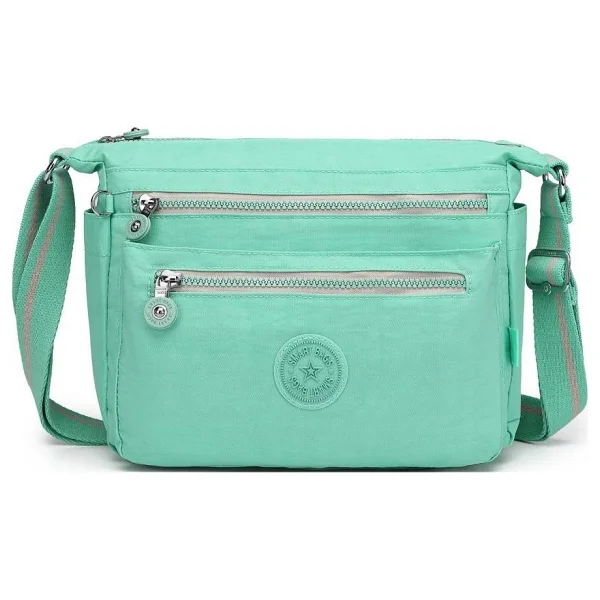 Krinkıl Kumaş Kadın Postacı Çantası Smart Bags 1238 Hardal - Görsel 5