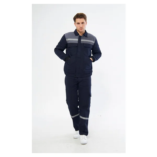 Mervem İş Takımı 7/7 Gabardin Kapitoneli Reflektörlü - Görsel 3