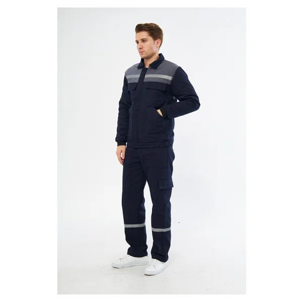 Mervem İş Takımı 7/7 Gabardin Kapitoneli Reflektörlü - Görsel 4