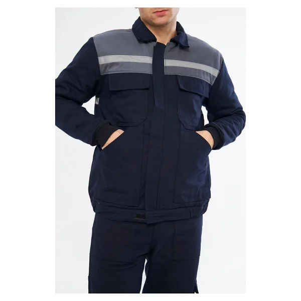 Mervem İş Takımı 7/7 Gabardin Kapitoneli Reflektörlü - Görsel 7