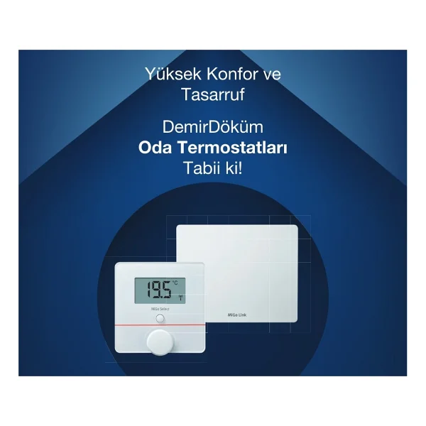 Demirdöküm Migo Connect Kablosuz Akıllı Oda Termostatı - Görsel 3