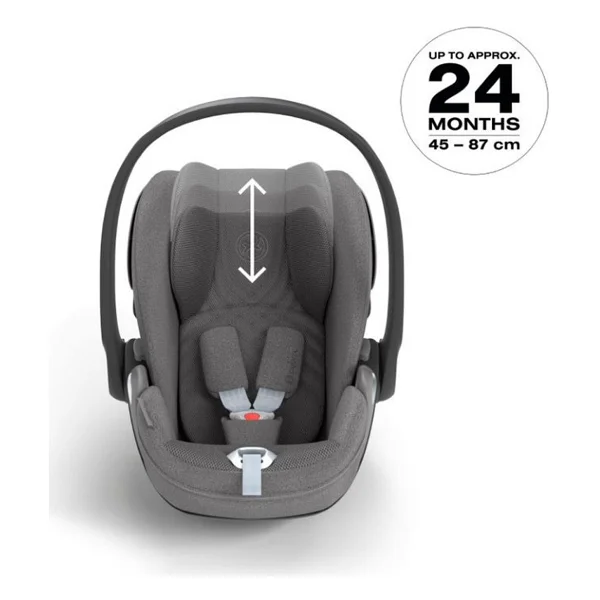 Cybex Cloud T I-Size Plus Mirage Grey 0-13 kg Oto Koltuğu - Görsel 2