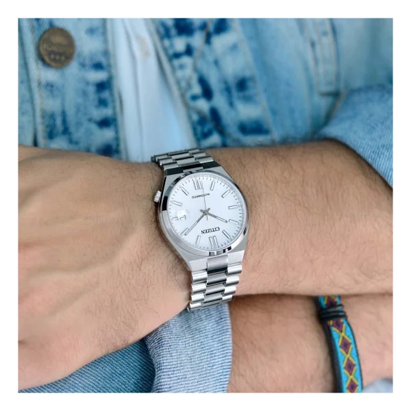Citizen Tsuyosa Nj0150-81a Beyaz Erkek Kol Saati - Görsel 4