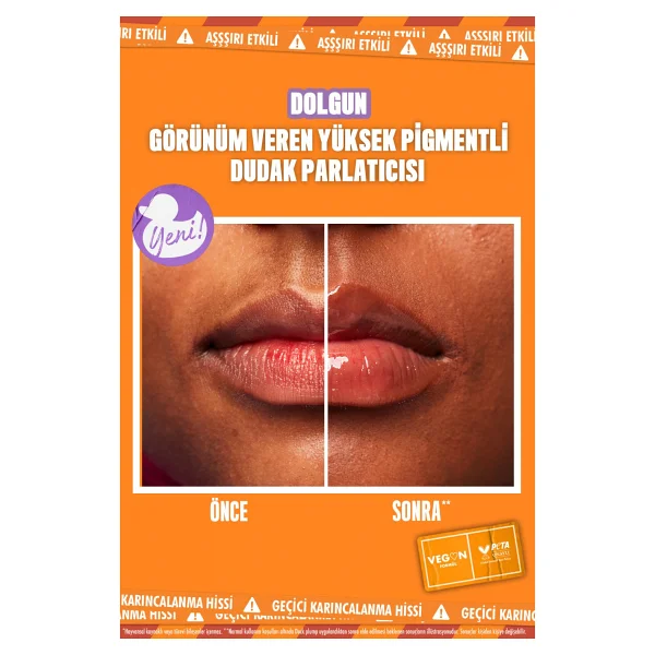 Nyx Duck Plump Dolgunlaştırıcı Dudak Parlatıcısı 01 Clearly Spicy - Görsel 4