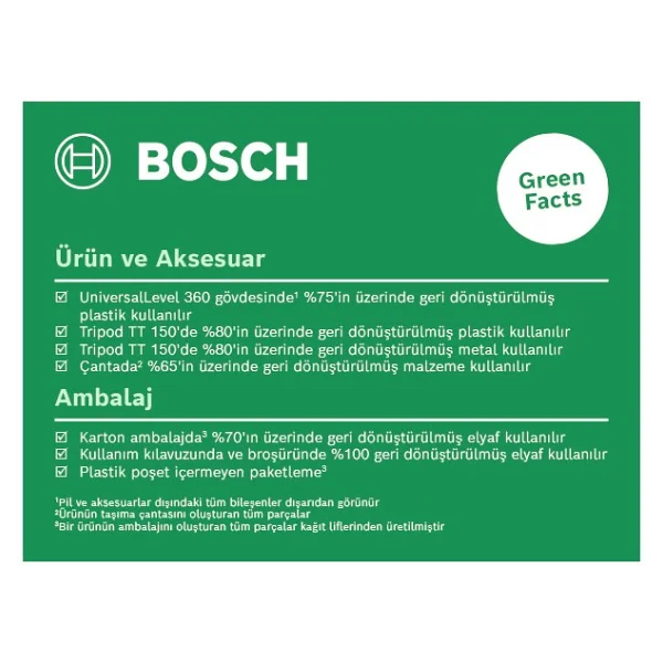 Bosch Universal Level 360 Çapraz Çizgi Set Lazer Hizalama - Görsel 5