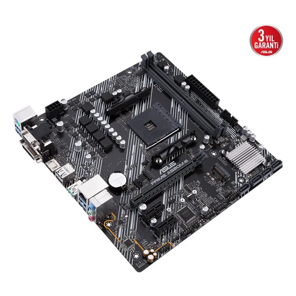 Asus Prime A520m-E Csm AMD Am4 DDR4 Micro Atx Anakart - Görsel 3