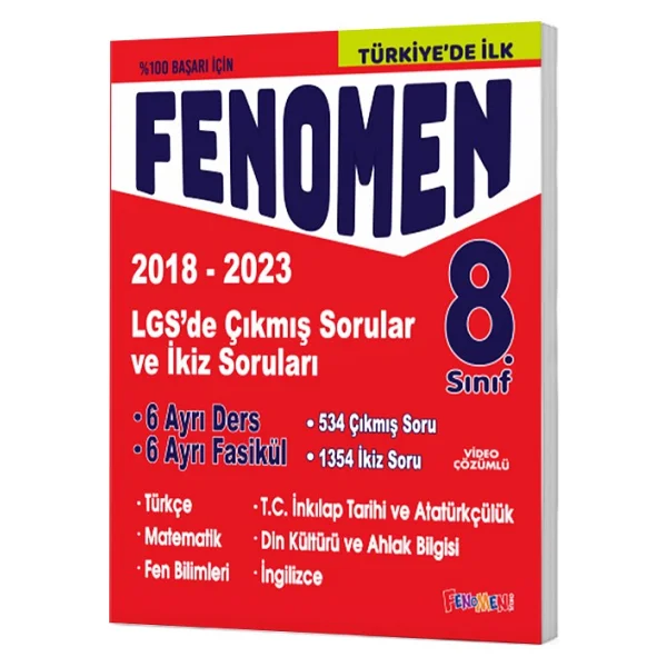 Fenomen Okul Yayınları Lgs Çıkmış Sorular Ve İkiz Sorular Seti - Görsel 3