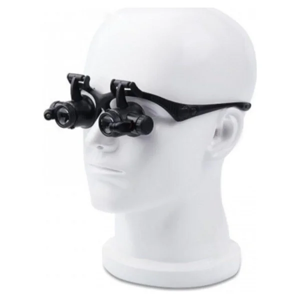 Paltava Ctn Gözlük Modeli 10x 15x 20x 25x Lens,2led Işıklı,Büyüteç - Görsel 2