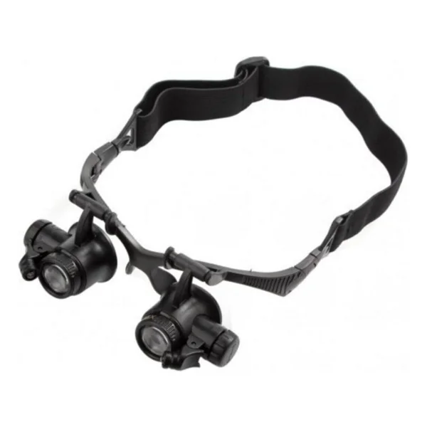 Paltava Ctn Gözlük Modeli 10x 15x 20x 25x Lens,2led Işıklı,Büyüteç - Görsel 3