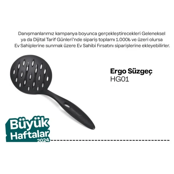 Tupperware Ergo Kevgir - Görsel 2