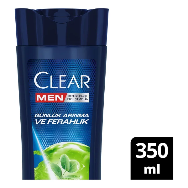 Clear Men Günlük Arınma Ve Ferahlık 350 Ml Kepek Şampuanı - Görsel 8