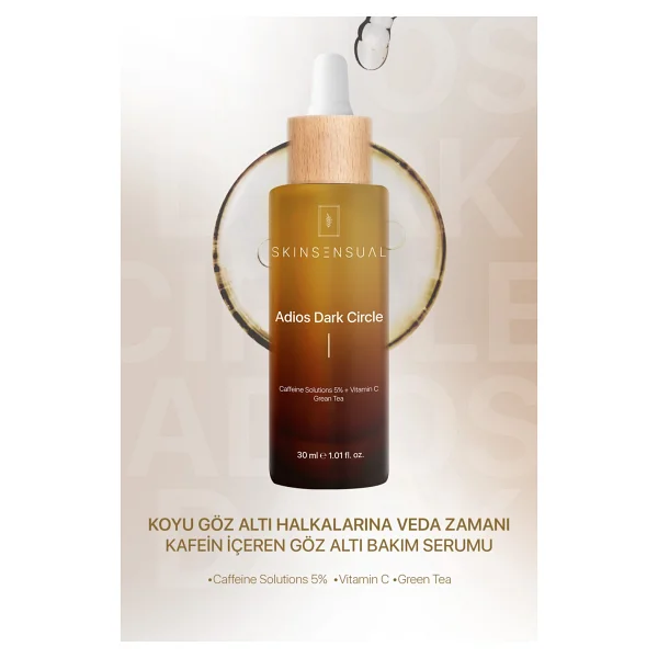 Skin Sensual Göz Altı Serumu 30 Ml Aydınlık Görünüm İçin Kafein Ve Vitamin C İçerir - Görsel 8