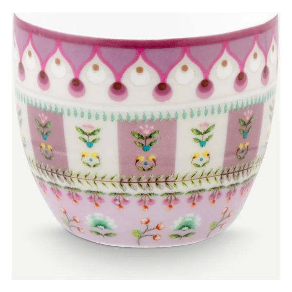 Pip Studio Lily & Lotus Mor Porselen Yumurtalık 5 Cm - Görsel 4