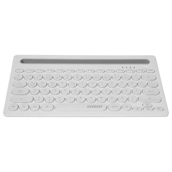 Everest KB-BT84 Beyaz TKL Kablosuz Klavye - Görsel 3