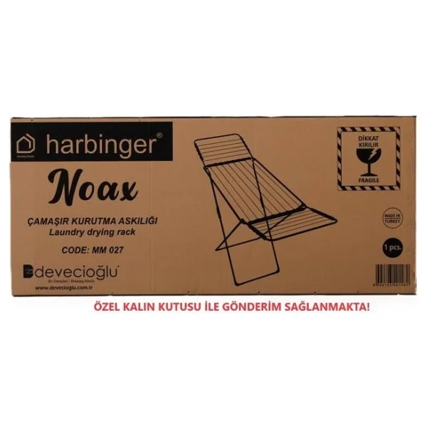 Devecioğlu Harbinger Mm027 Noax Kanatlı Çamaşır Kurutma Askısı - Görsel 3
