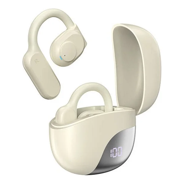 Wiwu T20 Openbuds TWS Krem Kulak İçi Bluetooth Kulaklık - Görsel 4