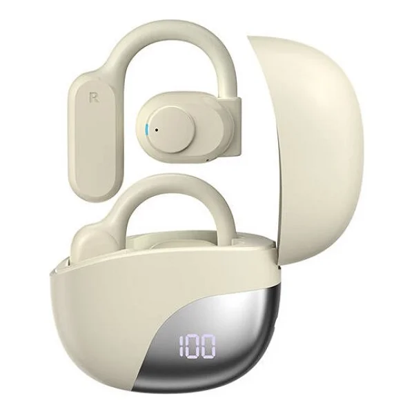 Wiwu T20 Openbuds TWS Krem Kulak İçi Bluetooth Kulaklık - Görsel 5