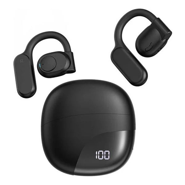 Wiwu T20 Openbuds TWS Siyah Kulak İçi Bluetooth Kulaklık - Görsel 7