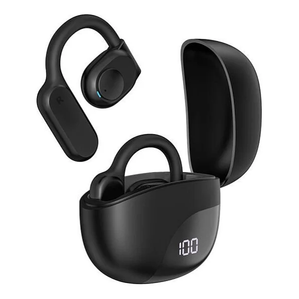 Wiwu T20 Openbuds TWS Siyah Kulak İçi Bluetooth Kulaklık - Görsel 3