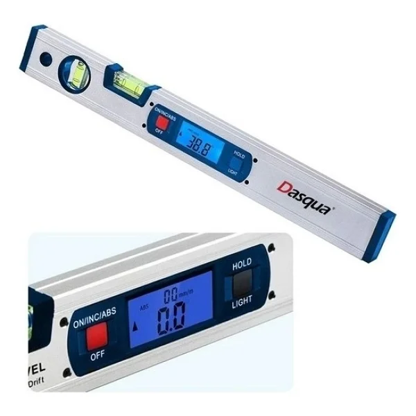 Dasqua 8301-2645 40 Cm Dijital Eğim Ölçer Su Terazisi - Görsel 3