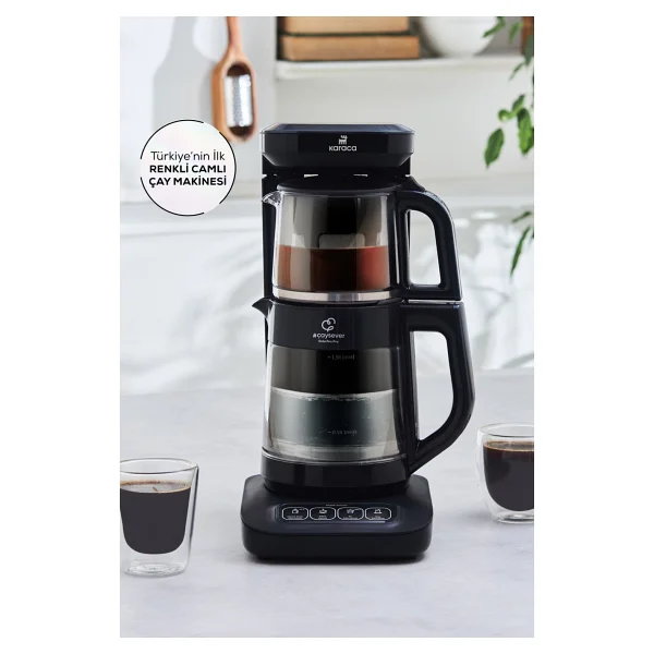 Karaca Çaysever Robotea Pro 4in1 2500 W Agate Konuşan Cam Çay Makinesi - Görsel 10