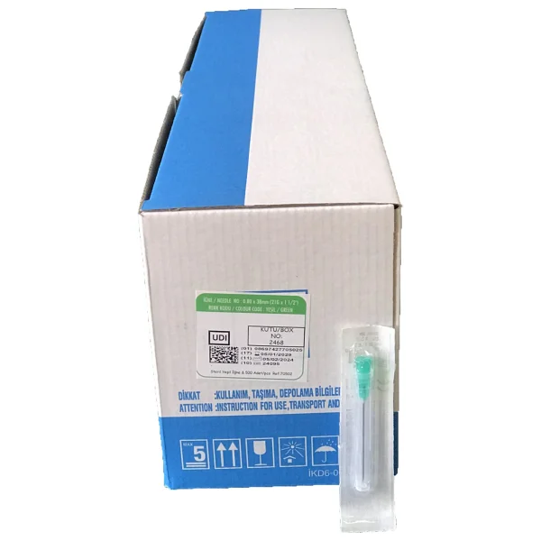 Ayset Iğne Ucu Yeşil 0.80 X 38 Mm (21g X1/2) 500 Adet - Görsel 2