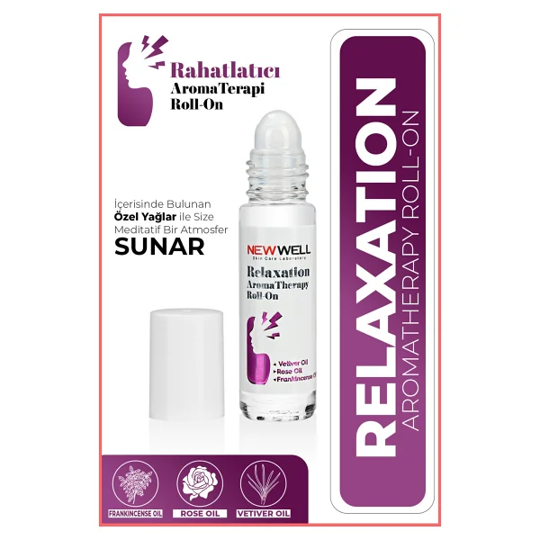 New Well Relaxation Aromatherapy 6 Ml Roll-On Masaj Yağı - Görsel 2
