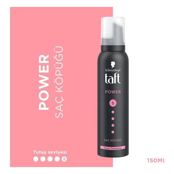 Taft Power Cashmere No:5 150 Ml Saç Köpüğü - Görsel 6