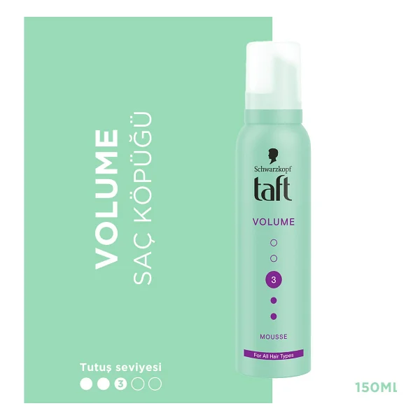 Taft Volume No:3 150 ml Saç Şekillendirici Köpük - Görsel 5