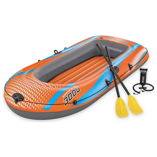 Bestway Kondor Elite 3000 61145 246x122 Cm 2+1 Kişilik Şişme Bot Seti - Görsel 7