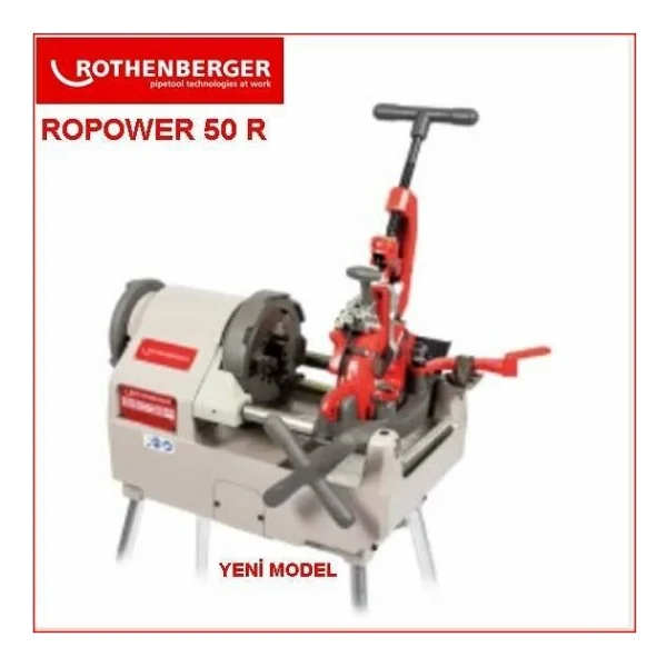 Rothenberger Ropower 50 R 1/2"- 2" Elektrikli Tezgah Tipi Pafta Makinesi - Görsel 2