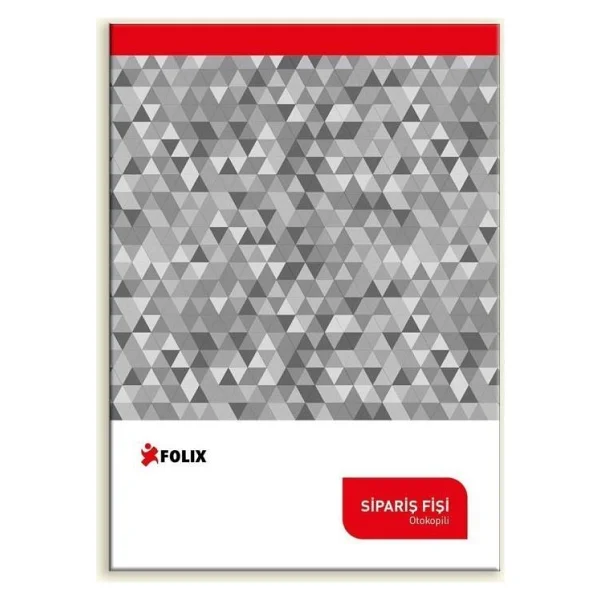 Folix Sipariş Fişi 18,5 X 26 Cm - 5 / 50 2 Nüsha Otokopili Flx-800072 - Görsel 3
