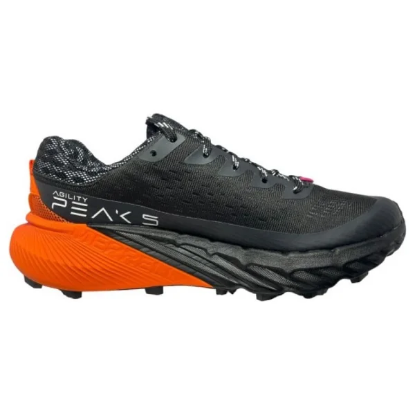 Merrell Agility Peak 5 J068236 Siyah-Pembe-Turuncu Kadın Koşu Ayakkabısı - Görsel 2