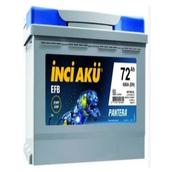 12v 70 Amper Efb (Start-Stop) Inci Akü.!! Güncel-Yeni Üretim. - Görsel 2