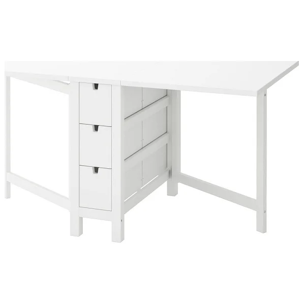 Ikea Norden Mutfak Masası, Beyaz - 80x74 - Görsel 6