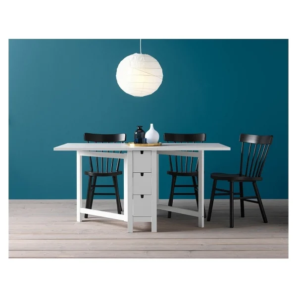 Ikea Norden Mutfak Masası, Beyaz - 80x74 - Görsel 2