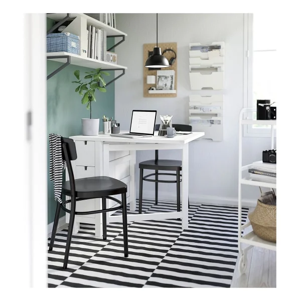 Ikea Norden Mutfak Masası, Beyaz - 80x74 - Görsel 3