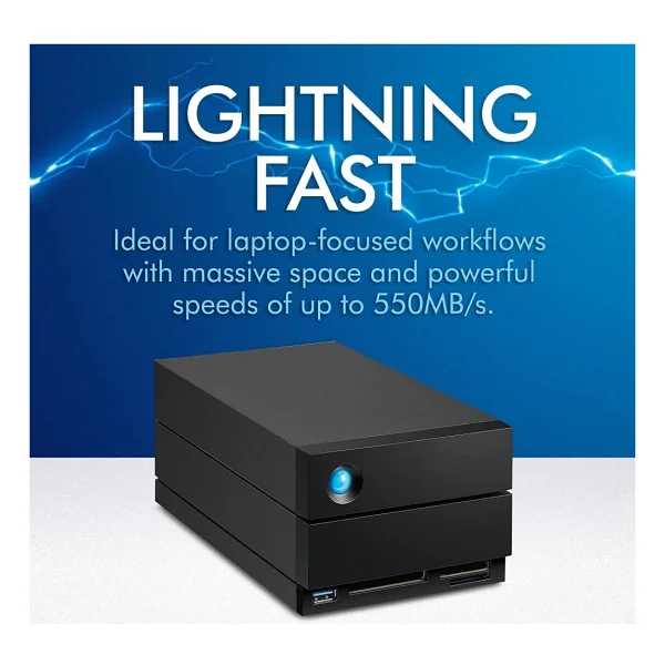 Lacie 2Big Thunderbolt 3 STLG48000400 2 Yuvalı 48 TB NAS Depolama Ünitesi - Görsel 6