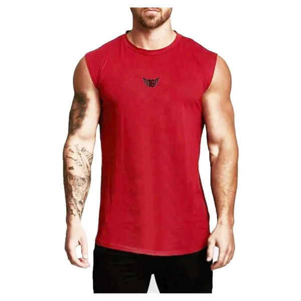 Genius Store Erkek Nem Emici Hızlı Kuruma Atletik Teknik Performans Sporcu Sıfır Kol T-Shirt Mg-Atlet - Siyah - Görsel 5