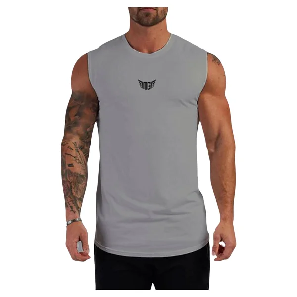 Genius Store Erkek Nem Emici Hızlı Kuruma Atletik Teknik Performans Sporcu Sıfır Kol T-Shirt Mg-Atlet - Siyah - Görsel 10