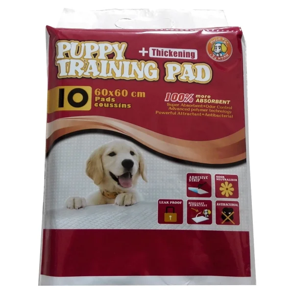 Hushpet Trainingpads Tuvalet Egitim Pedi 60x60cm 10lu Yapiskanli Cis Pedi - Görsel 2