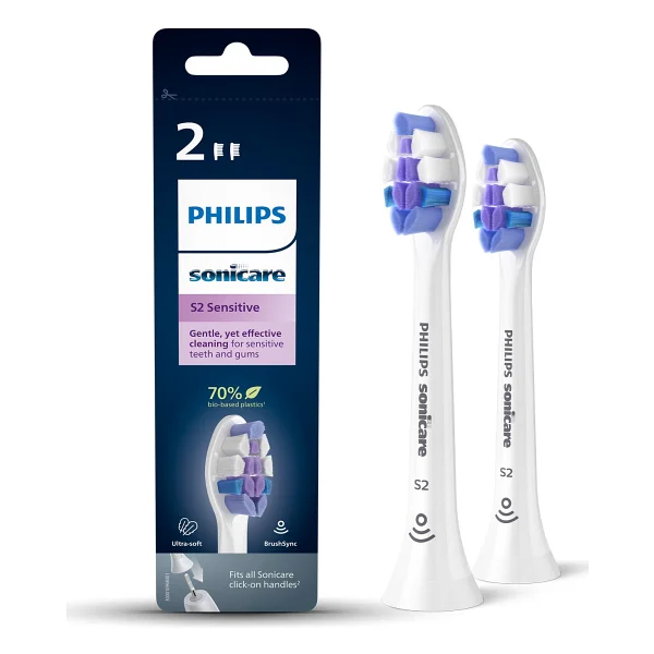 Philips HX6052/10 Sonicare S2 Sensitive 2'li Diş Fırçası Başlığı - Görsel 7