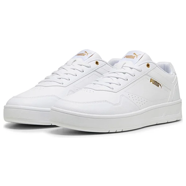 Puma Court Classic 395018-01 Beyaz Erkek Spor Ayakkabı - Görsel 3