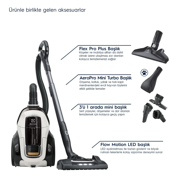 Electrolux Pure C9 Pc91-Alrgt 650 W Toz Torbasız Süpürge - Görsel 3