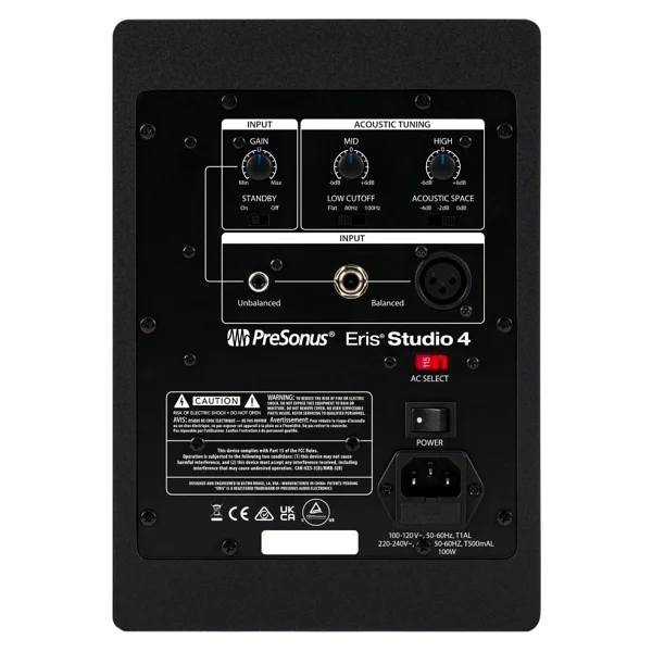 Presonus Eris Studio 4 Tek Stüdyo Monitörü - Görsel 3
