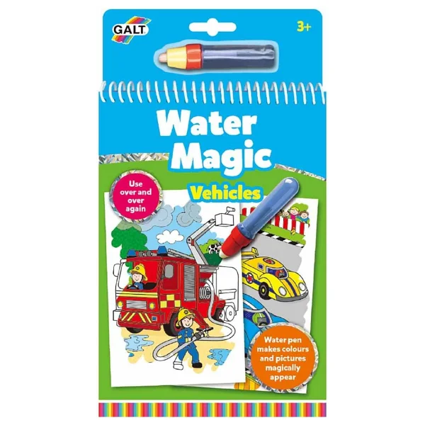 Galt Water Magic Taşıtlar Sihirli Boyama Kitabı - Görsel 6