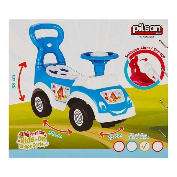 Pilsan 07-826 Bultaklı Yeşil İlk Arabam - Görsel 2