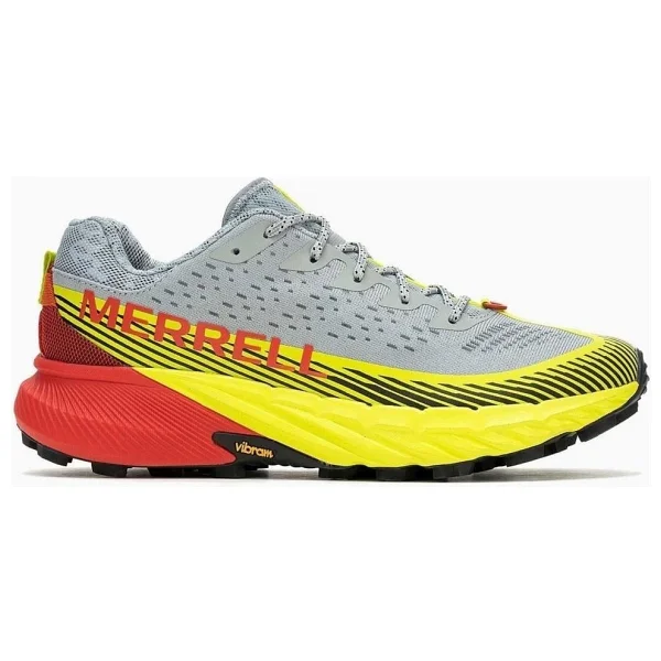 Merrell Agility Peak 5 J067757 Gri-Sarı Erkek Koşu Ayakkabısı - Görsel 6