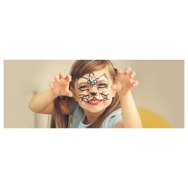 Amos Face Deco Kırmızı Yüz Boyası - Görsel 2