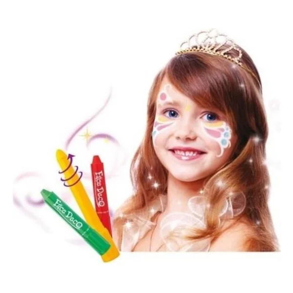 Amos Face Deco Kırmızı Yüz Boyası - Görsel 3